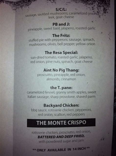 noble pie reno|noble pie menu.